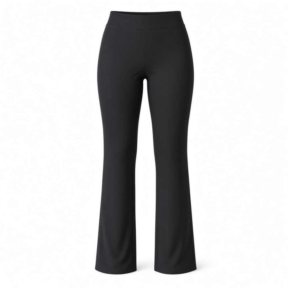 New York & Company Pants Size L Brown Pull-On Flare Trouser
